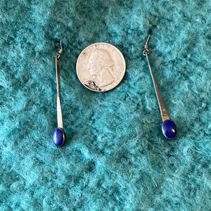 Vintage Sterling Silver & Lapis earrings
